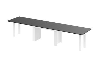 Stół rozkładany MAGRO 170 - Czarny / Biały